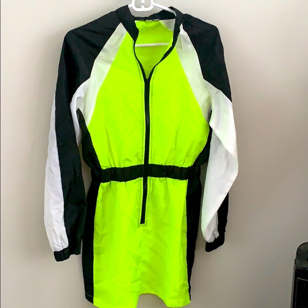 fashion nova wind breaker dress